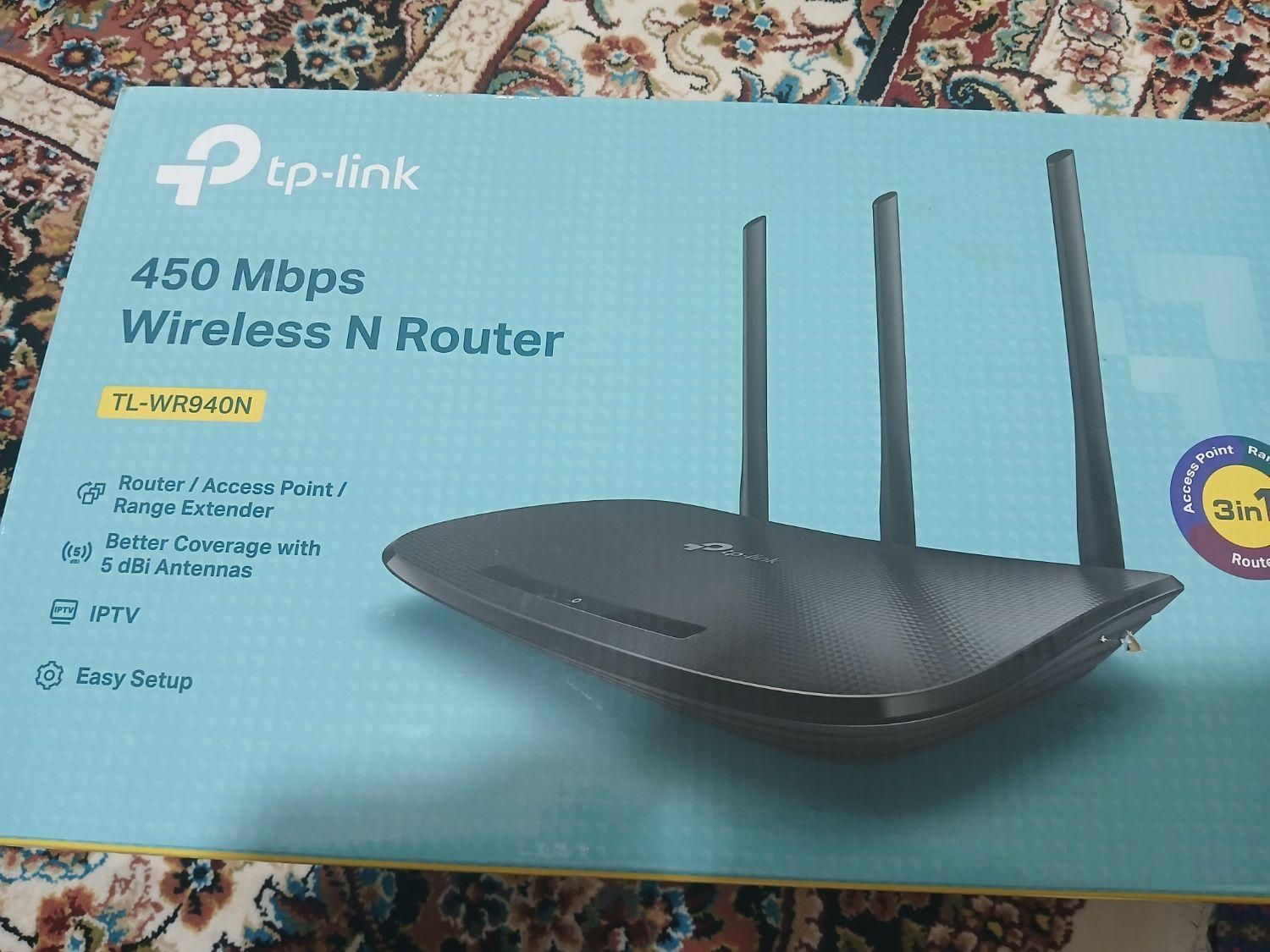 مودم وایرلس tp-link نو به همراه رادیو|مودم و تجهیزات شبکه|بندر ماهشهر, |دیوار