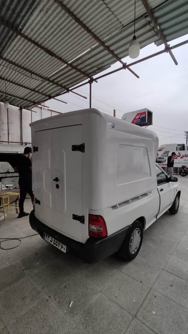 کابین وانت آریسان 2 باربند اتاق عقب پراید 151 کفی|قطعات یدکی و لوازم جانبی|اندیشه, |دیوار