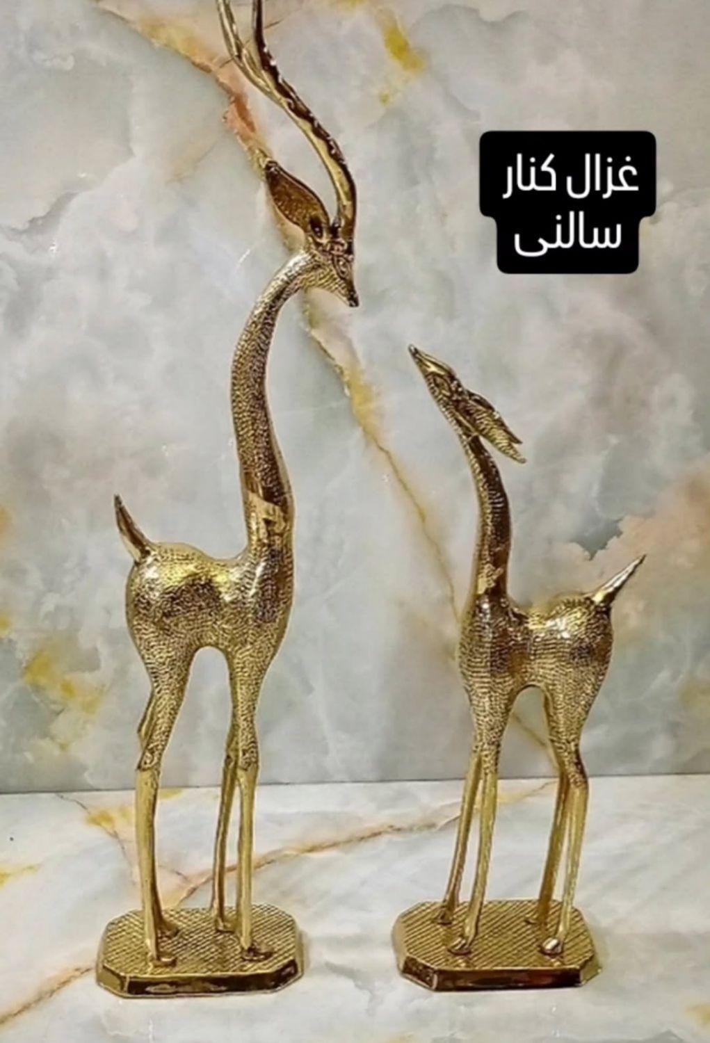 دکوری برنزی غزال|صنایع دستی و سایر لوازم تزئینی|تهران, خاک سفید|دیوار
