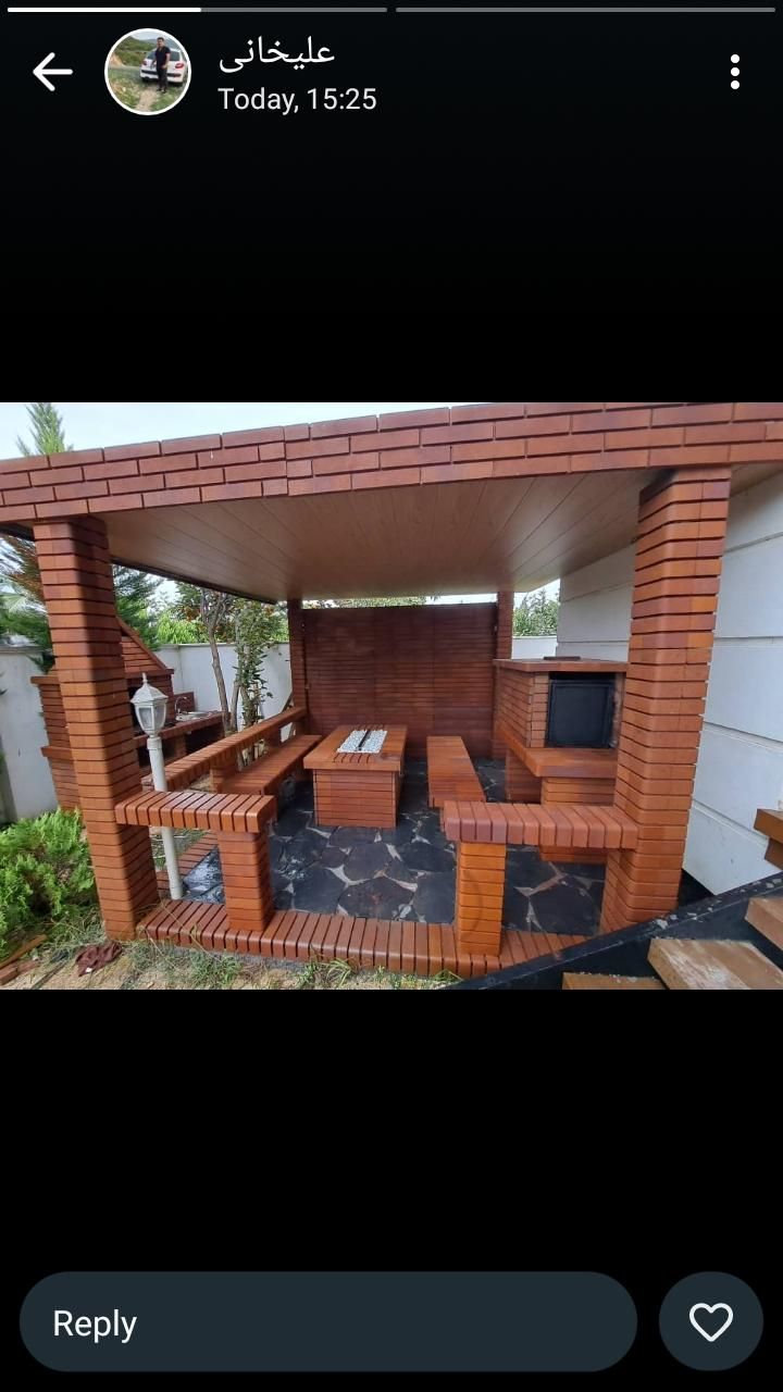 فروش و ساخت انواع اتشدان الاچیق باربیکیو شومینه|مصالح و تجهیزات ساختمان|نوشهر, |دیوار