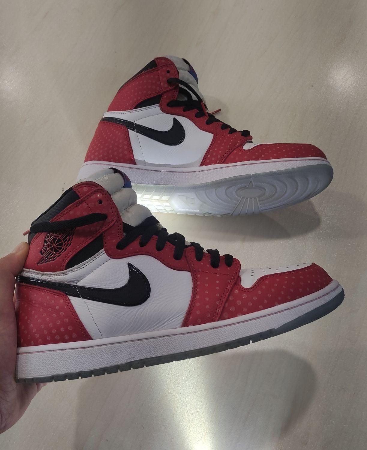 jordan 1 spider-man|کیف، کفش، کمربند|تهران, الهیه|دیوار