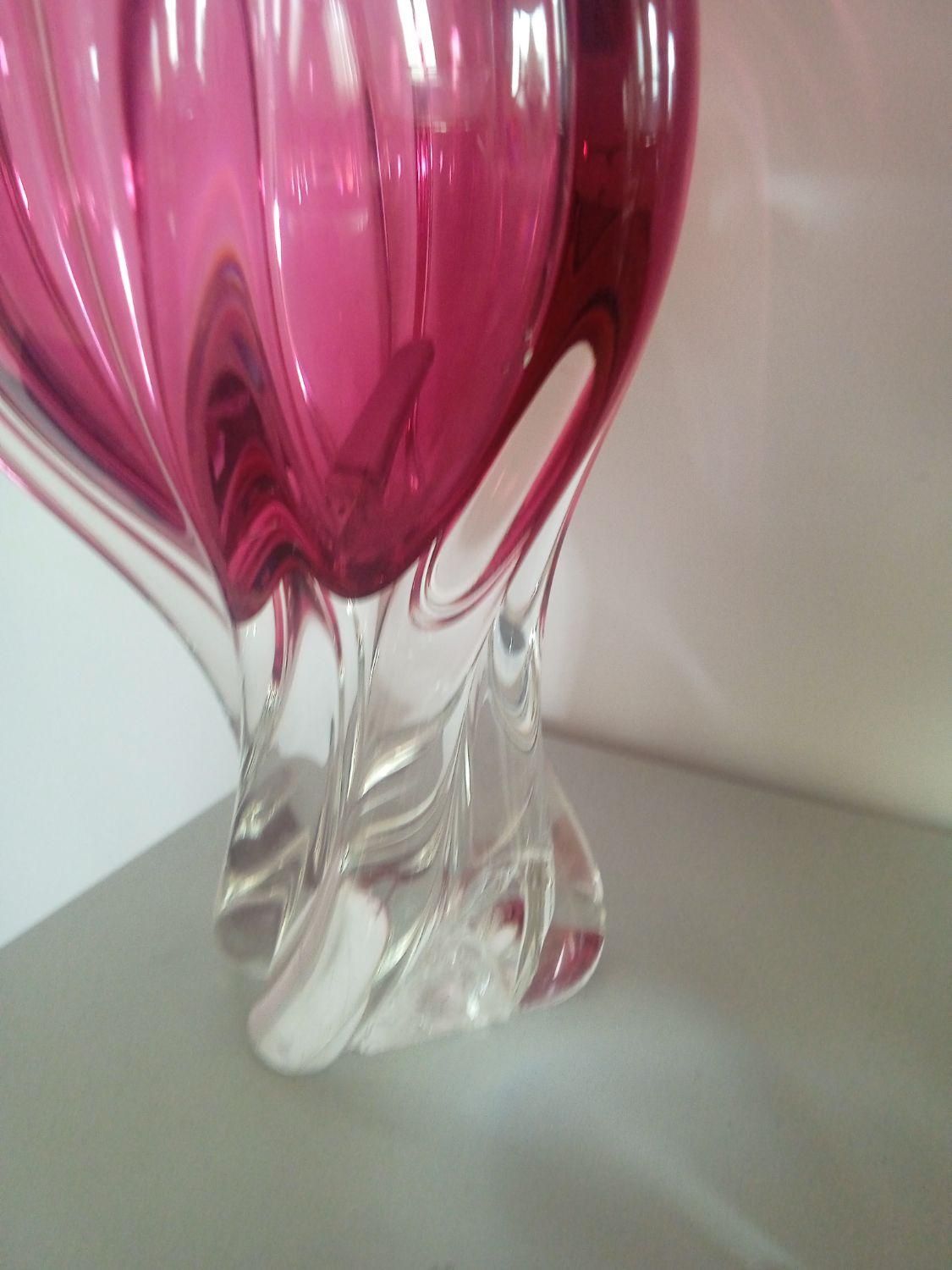 گلدان بلور اصل چک|کلکسیون اشیاء عتیقه|ارومیه, |دیوار