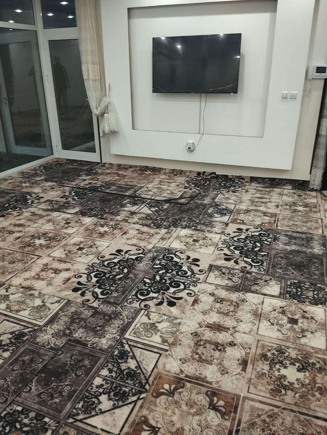 موکت چاپی طرح پتینه|موکت|لنجان, |دیوار