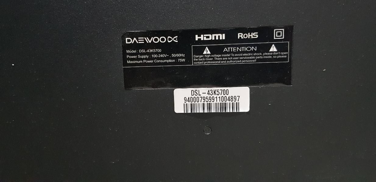 led دوو ۴۳ هوشمند ال سی دی مشکل دار|تلویزیون و پروژکتور|رشت, توشیبا|دیوار