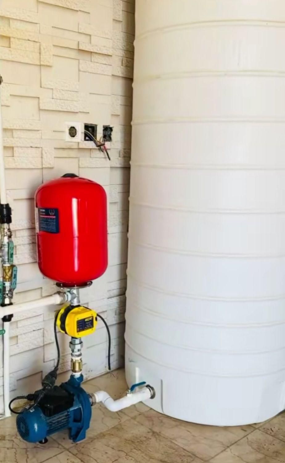 نصب پمپ و منبع شیر آلات انواع روشویی لوله کشی|خدمات پیشه و مهارت|آزادشهر, |دیوار