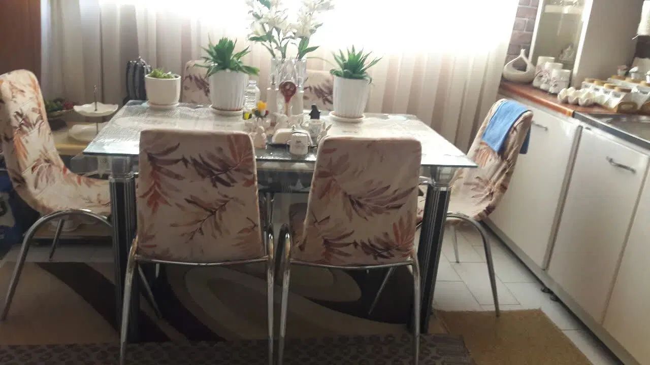 میزناهارخوری۶نفره استیل|میز و صندلی غذاخوری|مشهد, حجاب (شهرک غرب)|دیوار