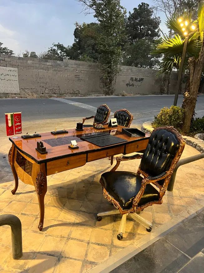 میز مدیریتی با روکش جناقی مبلمان اداری دفتری|دفتر کار|تهران, ایران|دیوار