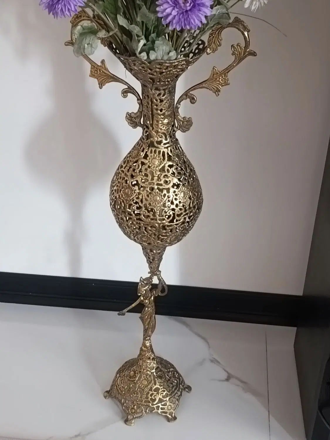 گلدان ایستاده برنجی|صنایع دستی و سایر لوازم تزئینی|تهران, مشیریه|دیوار