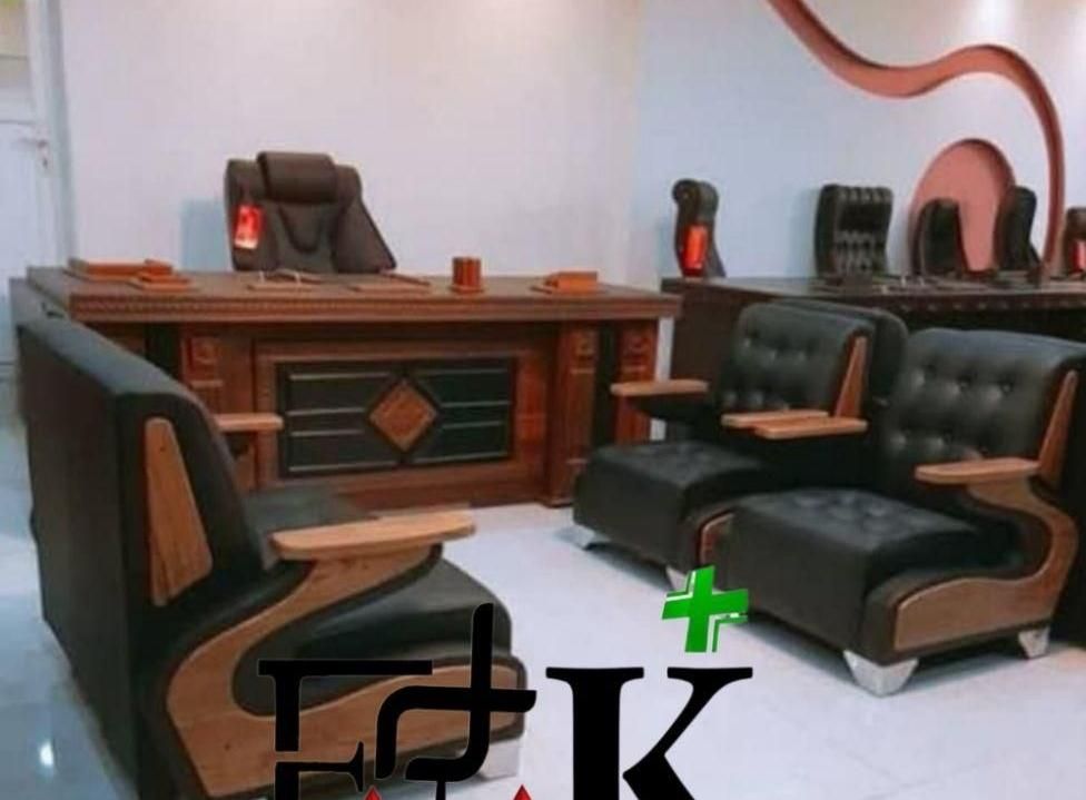 میز شل اداری + مبل پاندا +مدیریت صندلی توری منشی +|دفتر کار|ارومیه, |دیوار