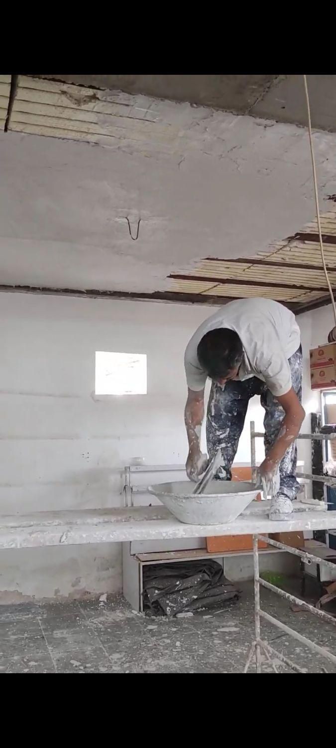 گچکاری گچ کاری و لکه گیری ساختمان پذیرفته می شود|خدمات پیشه و مهارت|قم, آزادگان|دیوار