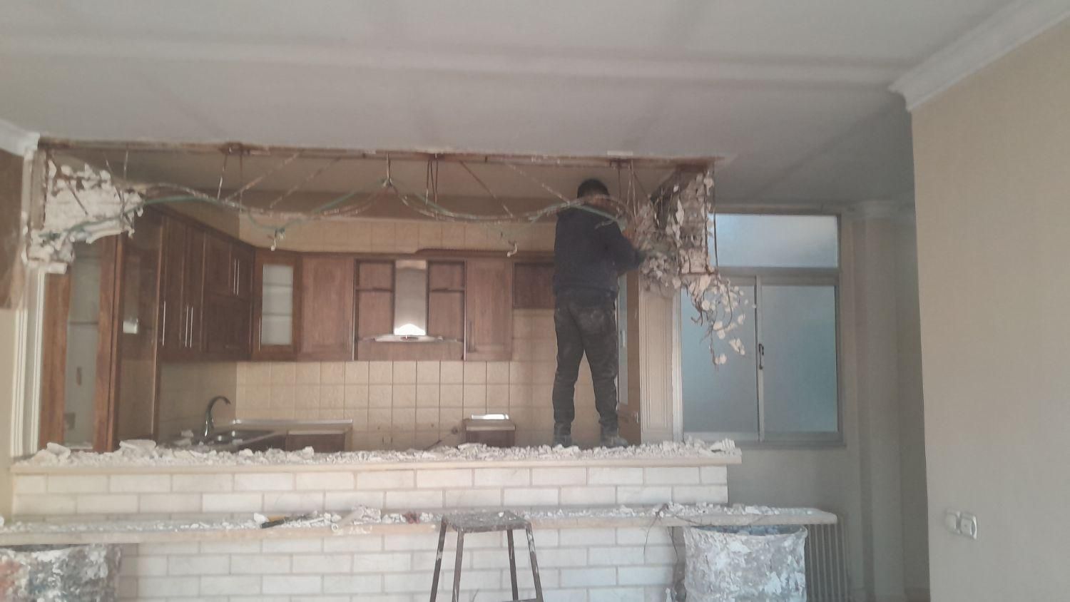 بنایی گچکاری تخریب  شومینه  بازسازی کل تهران|خدمات پیشه و مهارت|تهران, نیروی دریایی|دیوار