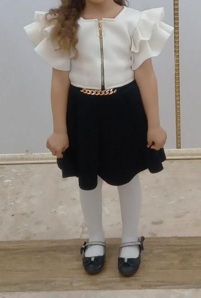 پیرهن و دامن بچگانه مجلسی|لباس|قزوین, |دیوار