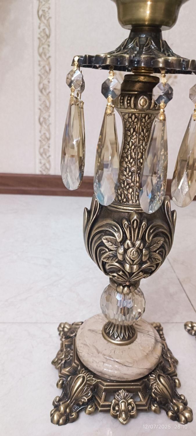 شمعدان برنجی طرح رنگ آنتیک|صنایع دستی و سایر لوازم تزئینی|تهران, خاک سفید|دیوار