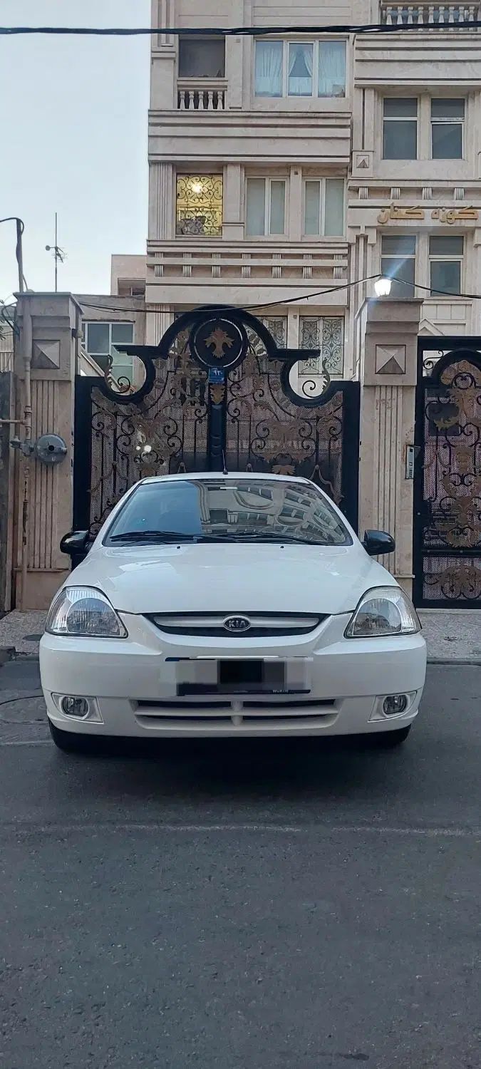 کیا ریو مونتاژ دنده ای مدل ۱۳۸۶ سفید|خودرو سواری و وانت|تهران, علم و صنعت|دیوار