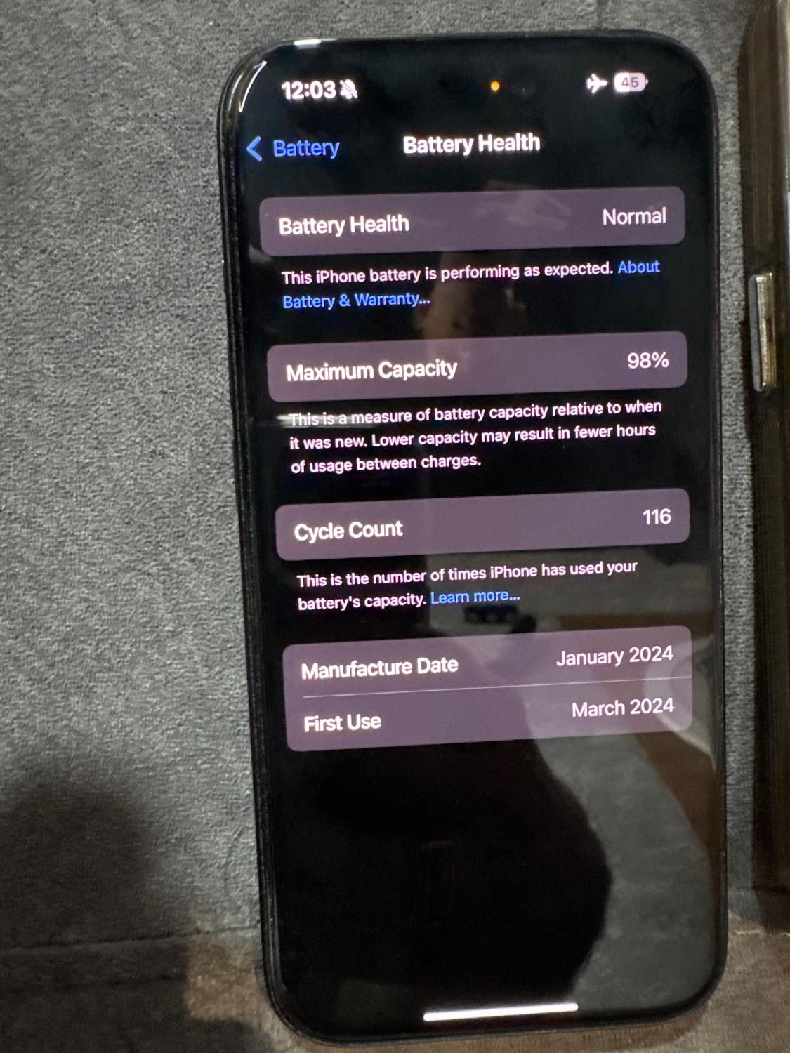 iphon15pro zaa آیفون۱۵پرو|موبایل|تهران, نارمک|دیوار