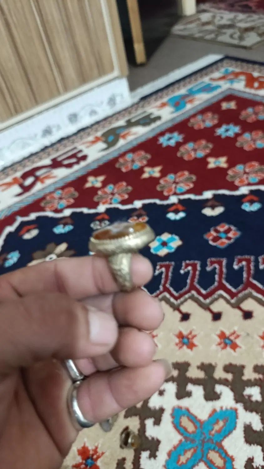 انگشتر و موبایل ساده نوکیا خوش رکاب نقره نگین اصلی|جواهرات|هندیجان, |دیوار
