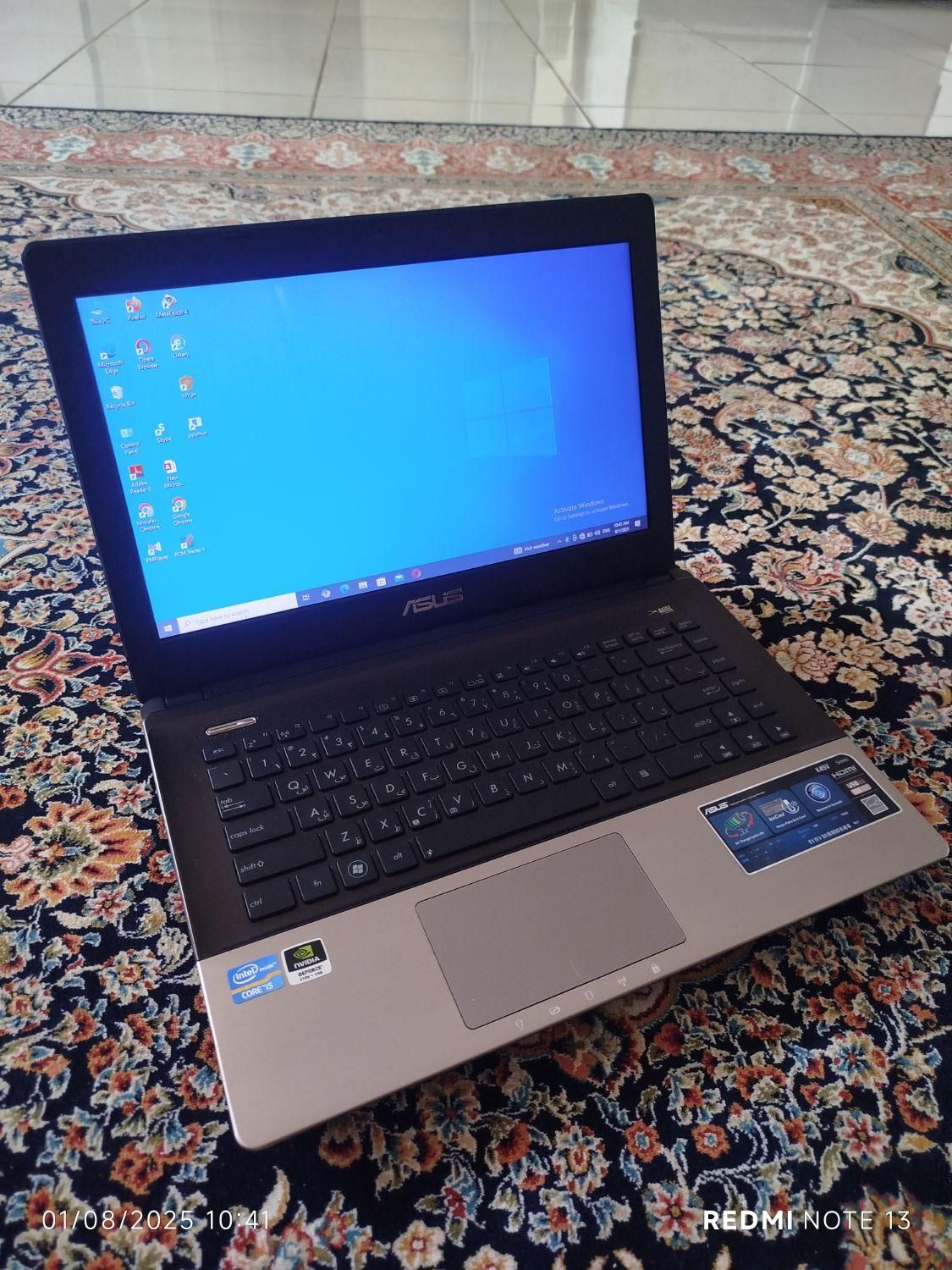 لپتاپ قدرتمند و گرافیک دار ASUS. K45V|رایانه همراه|شیراز, تحویلی|دیوار