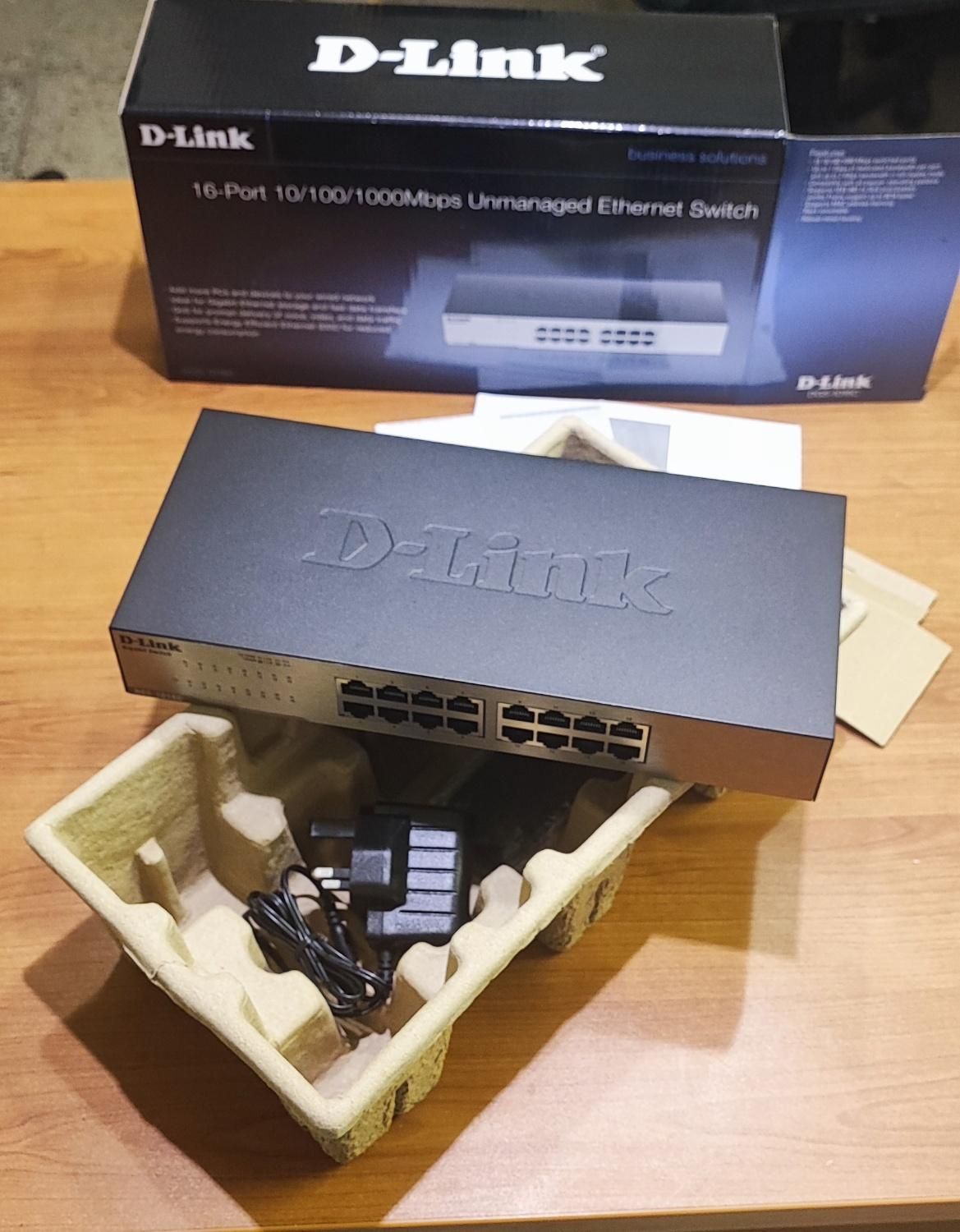 سوییچ 16 پورت غیر مدیریتی دی-لینک مدل DGS-1016C|قطعات و لوازم جانبی رایانه|تهران, المهدی|دیوار