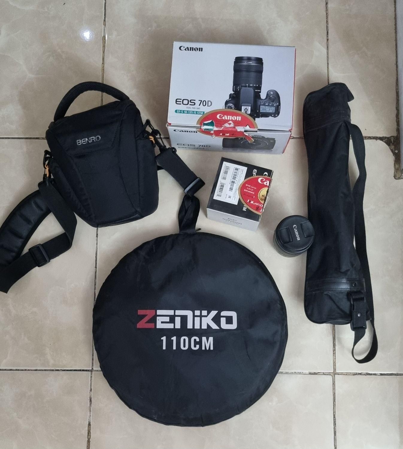 دوربین canon 70D|دوربین عکاسی و فیلم‌برداری|شیراز, گلدشت معالی‌آباد|دیوار