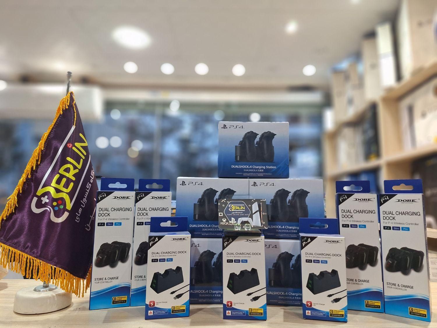 پایه شارژر فایوPS5سونی۵ایکس باکسXBOXسونی۴PS4|کنسول، بازی ویدئویی و آنلاین|قم, زنبیل آباد|دیوار