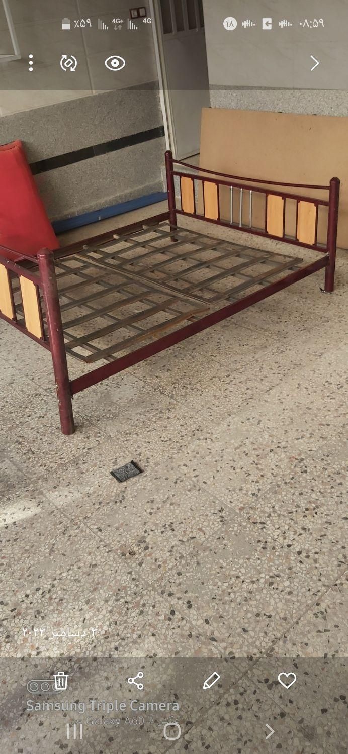 تخت دو نفره فلزی|تشک تختخواب|شیراز, ترمینال باربری|دیوار