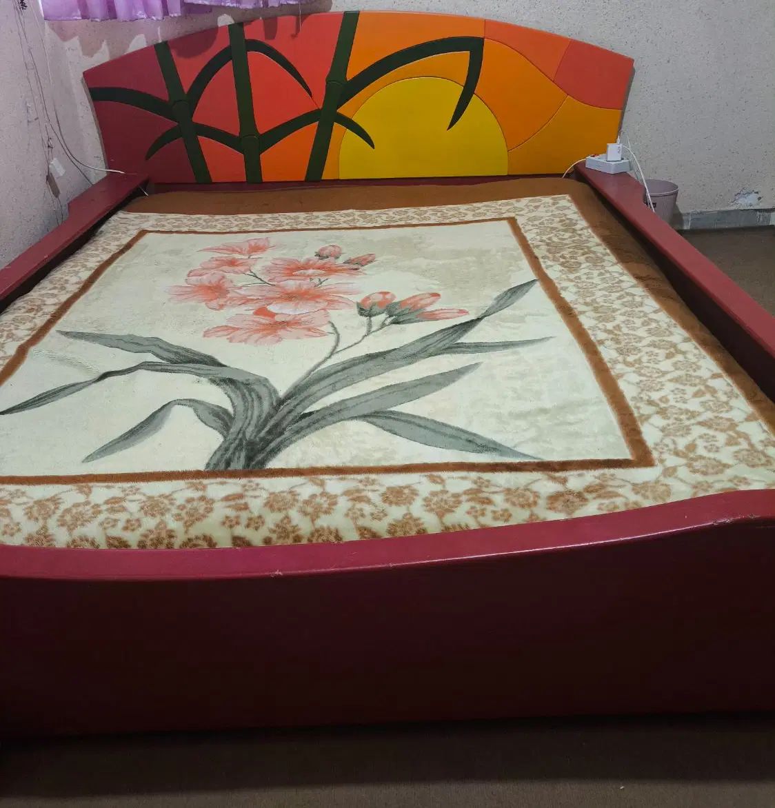سرویس خواب (تخت خواب دو نفره، دراور، پاتختی)|تخت و سرویس خواب|گرگان, |دیوار