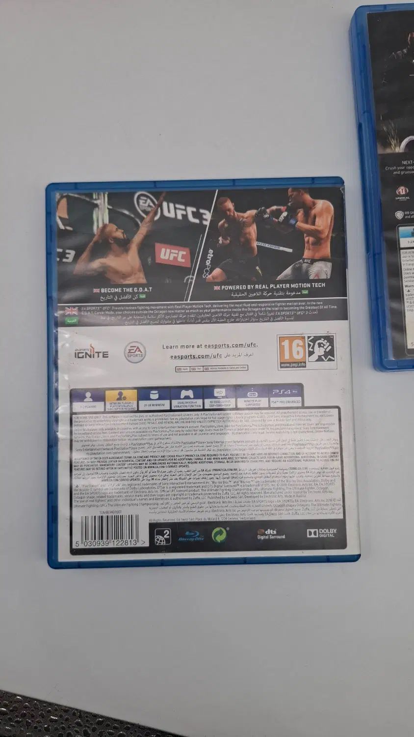 دیسک بازی ps4 ufc mortalxl unchartedمورتال آنچارتد|کنسول، بازی ویدئویی و آنلاین|تهران, جیحون|دیوار
