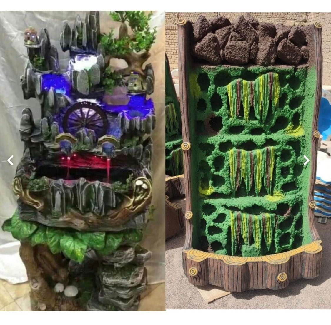 آبشار دیواری و آبنما رومیزی|مصالح و تجهیزات ساختمان|یزد, |دیوار