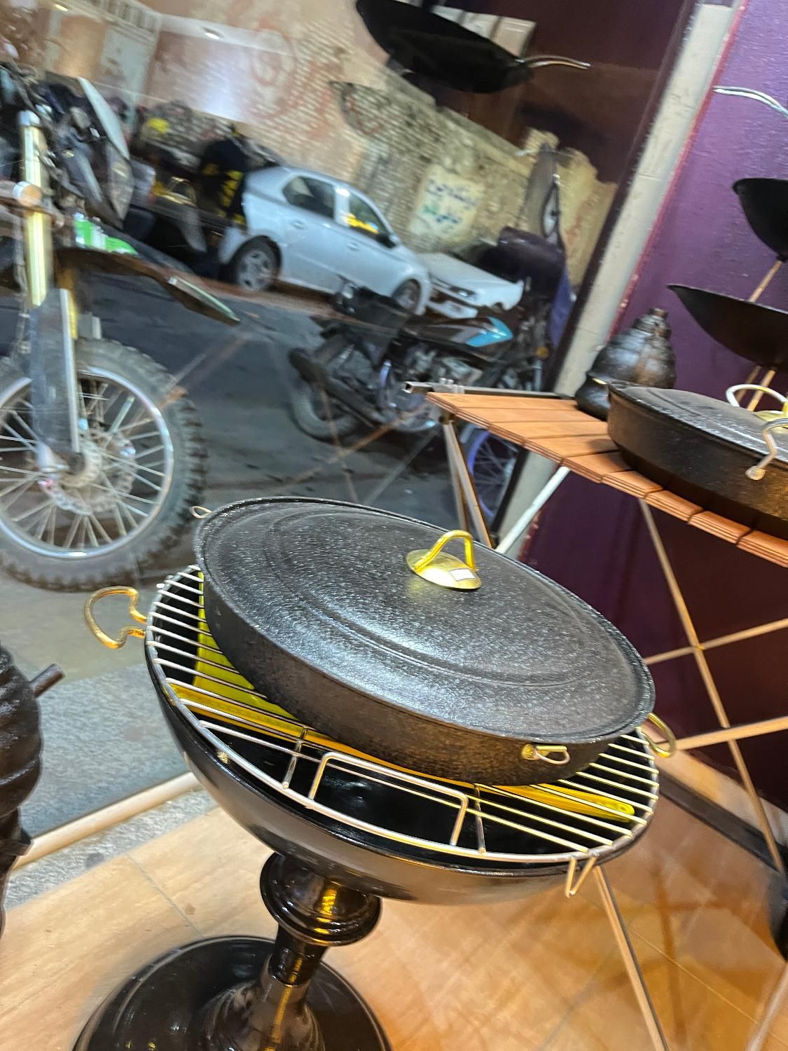 انواع اتشدان|بخاری، هیتر، شومینه|نجفآباد, |دیوار