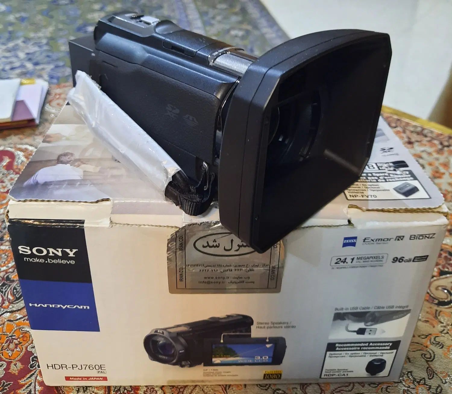 دوربین عکاسی و فیلمبرداری سونی - HDR-PJ760E|دوربین عکاسی و فیلم‌برداری|اصفهان, هزارجریب|دیوار