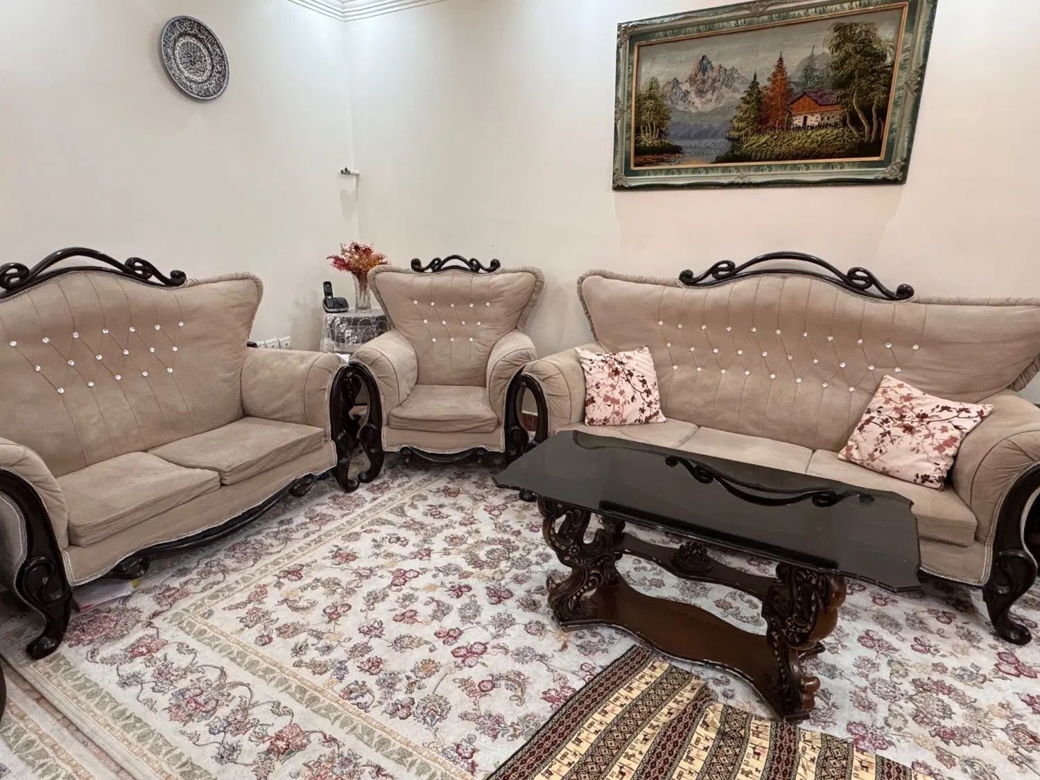 مبلمان هفت نفره|مبلمان خانگی و میز عسلی|تهران, نیکنام|دیوار