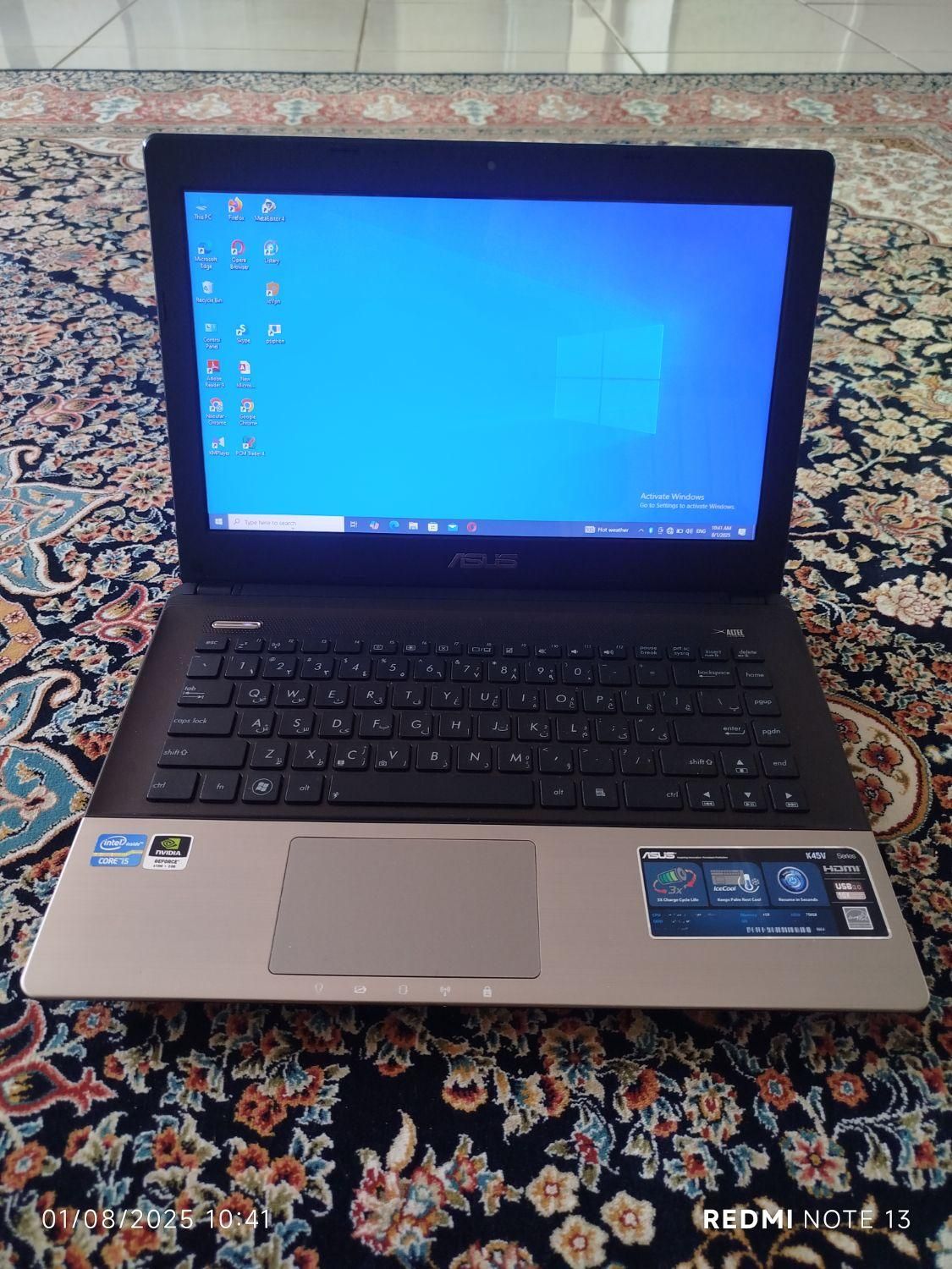 لپتاپ قدرتمند و گرافیک دار ASUS. K45V|رایانه همراه|شیراز, تحویلی|دیوار