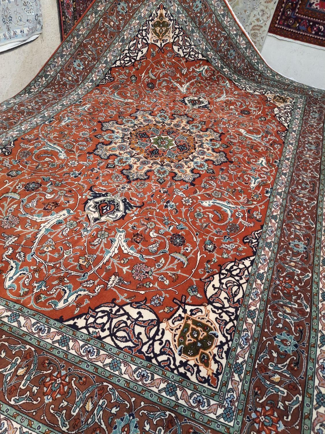 یک جفت فرش ۶ متری دستباف ۴۰ رج تبریز|فرش|کرج, برغان|دیوار