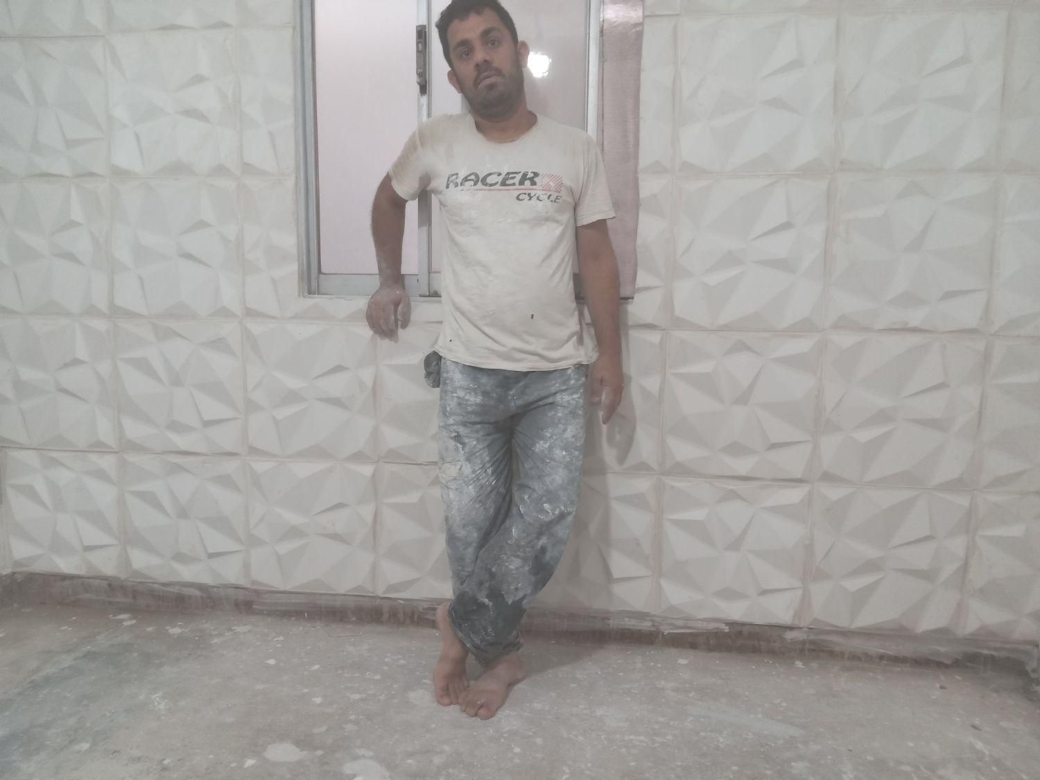 تولیدی دیوار پوش گچی ضد اب و دیوارپوش پشت چسب دار|خدمات پیشه و مهارت|آمل, |دیوار