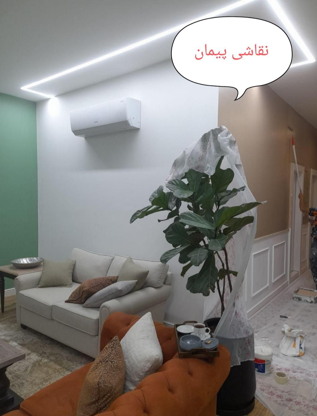 نقاشی و رنگ امیزی ساختمان محسن پیمان|خدمات پیشه و مهارت|یاسوج, |دیوار