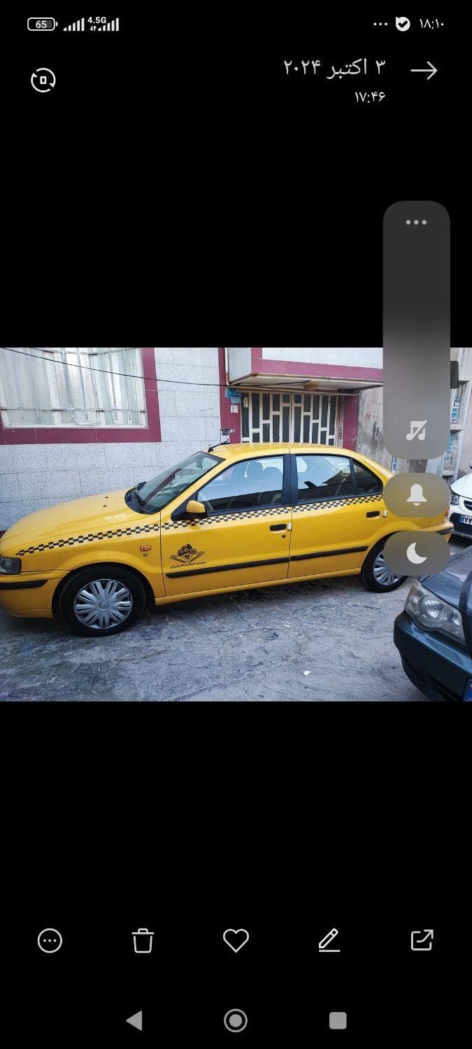 تاکسی سمند ef7 مدل 1401|خودرو سواری و وانت|ورامین, ورامین|دیوار