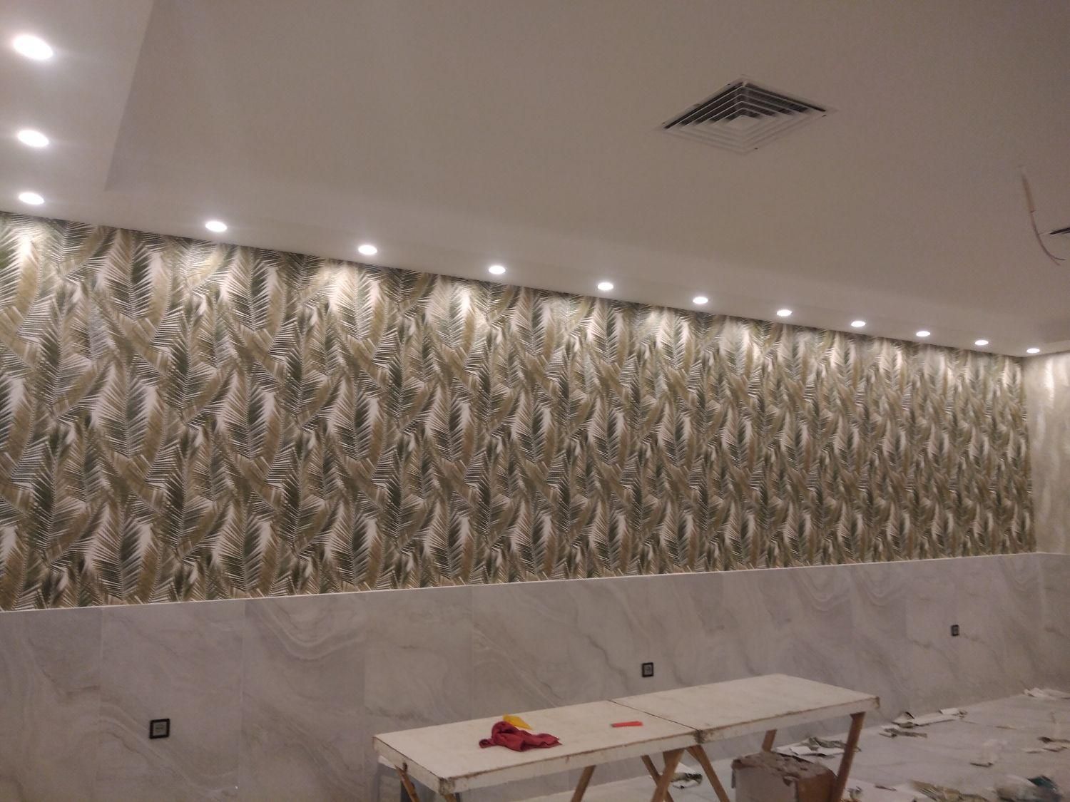 نصب کاغذ دیواری|خدمات پیشه و مهارت|قم, امامزاده ابراهیم|دیوار