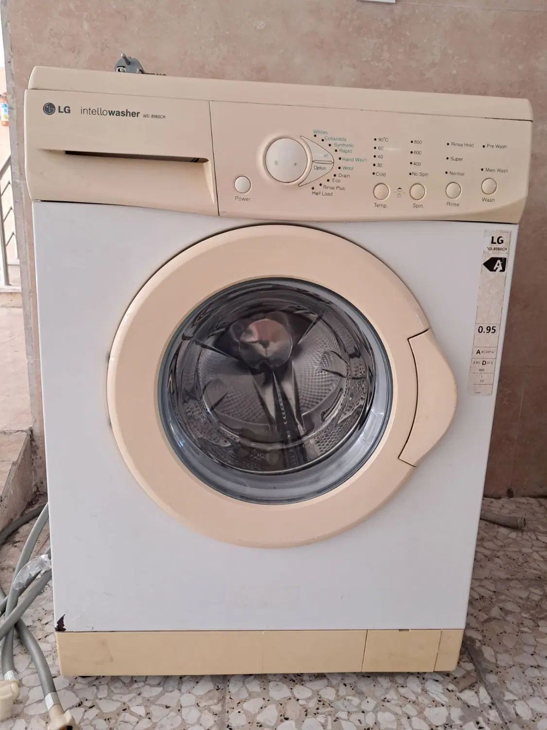 ماشین لباسشویی ال جی - LG|ماشین لباسشویی و خشک‌کن لباس|رشت, سعدی (تختی)|دیوار