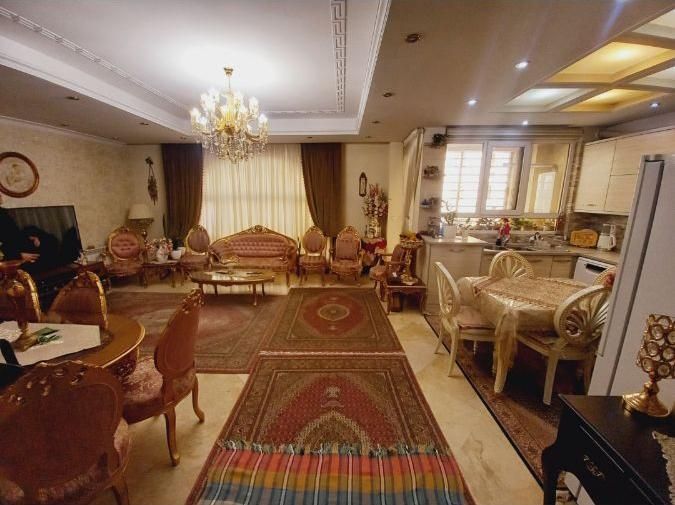 ۱۲۱ متری ۳ خوابه * نما تراورتن * اباذر/گلستانها|فروش آپارتمان|تهران, اباذر|دیوار