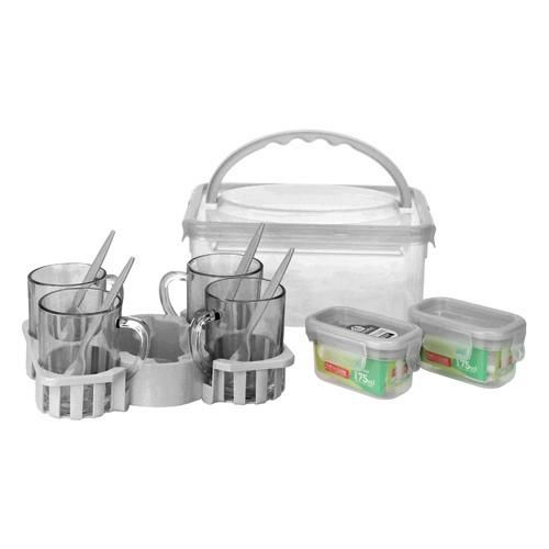 سرویس چای خوری مسافرتی ۶نفره و ۴نفره|ظروف سرو و پذیرایی|آباده, |دیوار