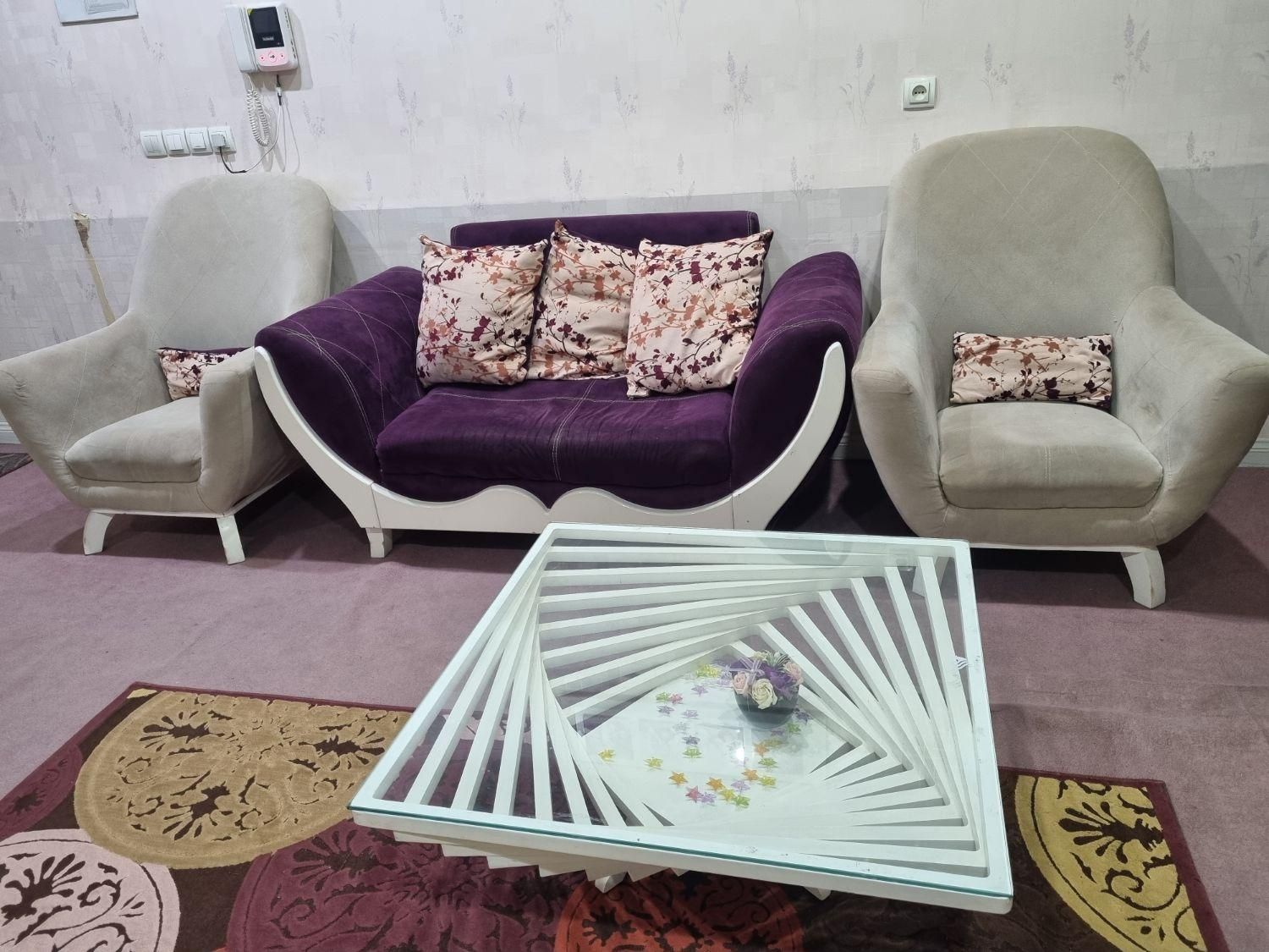 مبل کارکرده ۹ نفره|مبلمان خانگی و میز عسلی|بهبهان, |دیوار