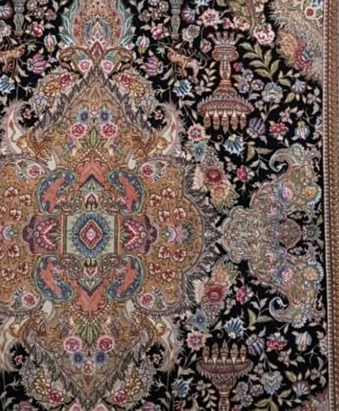 جفت شش متری قرع مددی. تبریز طرح نامی.|فرش|تبریز, |دیوار