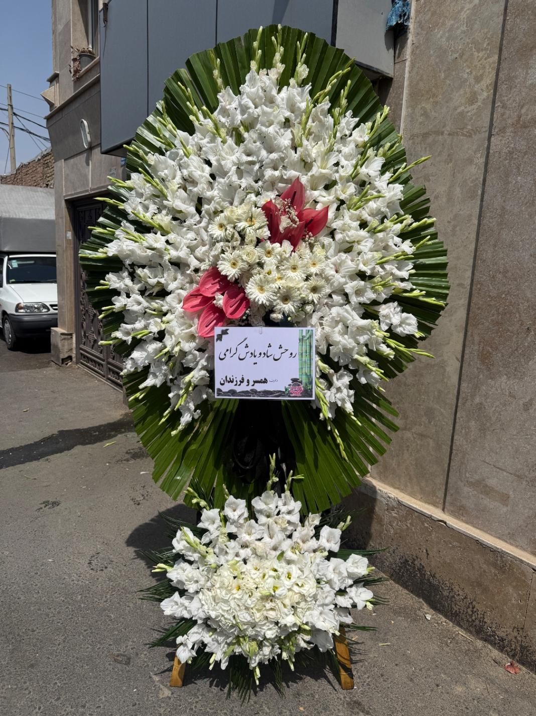 عرضه مستقیم تاج گل از بازار گل|گل و گیاه طبیعی|ری, شهید غیوری (ابن باویه)|دیوار