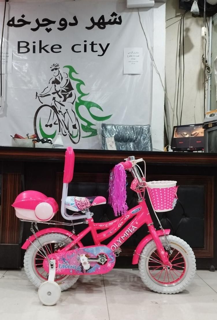 دوچرخه سایز ۱۲ مارک المپیا دخترانه|دوچرخه، اسکیت، اسکوتر|ایلام, |دیوار