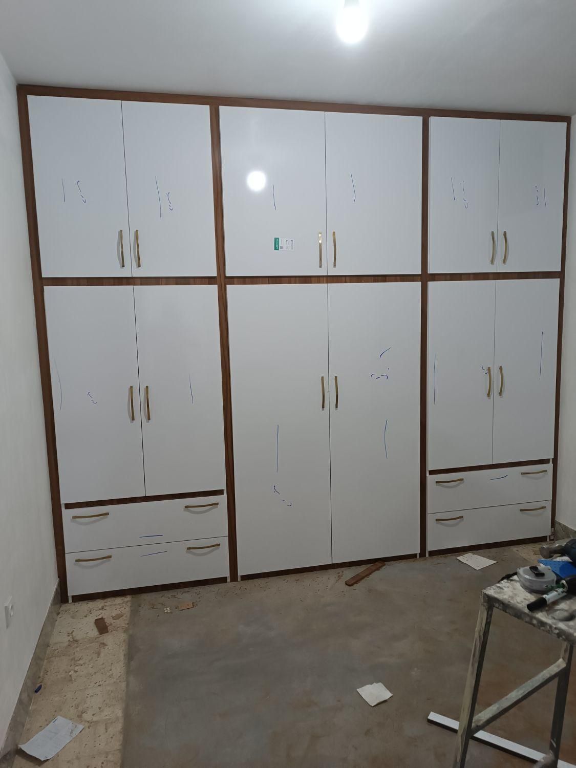 کمد دیواری و کابینت آشپزخانه جاکفشی ودرب چوبی|جاکفشی، کمد، دراور|لردگان, |دیوار