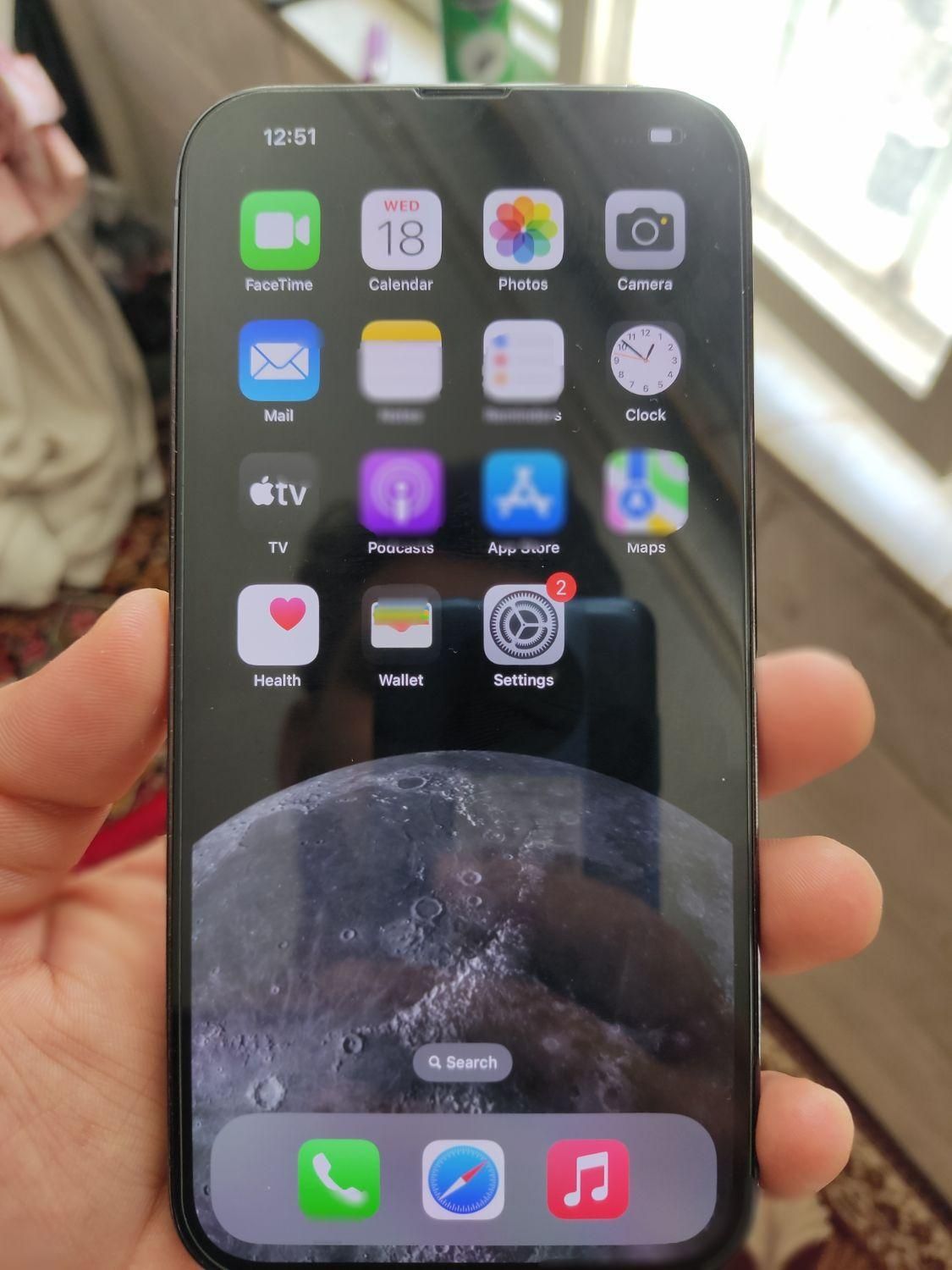 اپل iPhone 13 Pro Max با حافظهٔ ۲۵۶ گیگابایت|موبایل|قم, باجک سه|دیوار
