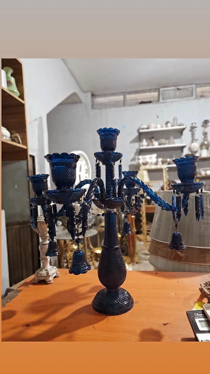 شمعدان رنگی باکارات|چراغ خواب و آباژور|مشهد, امامیه (شهرک غرب)|دیوار