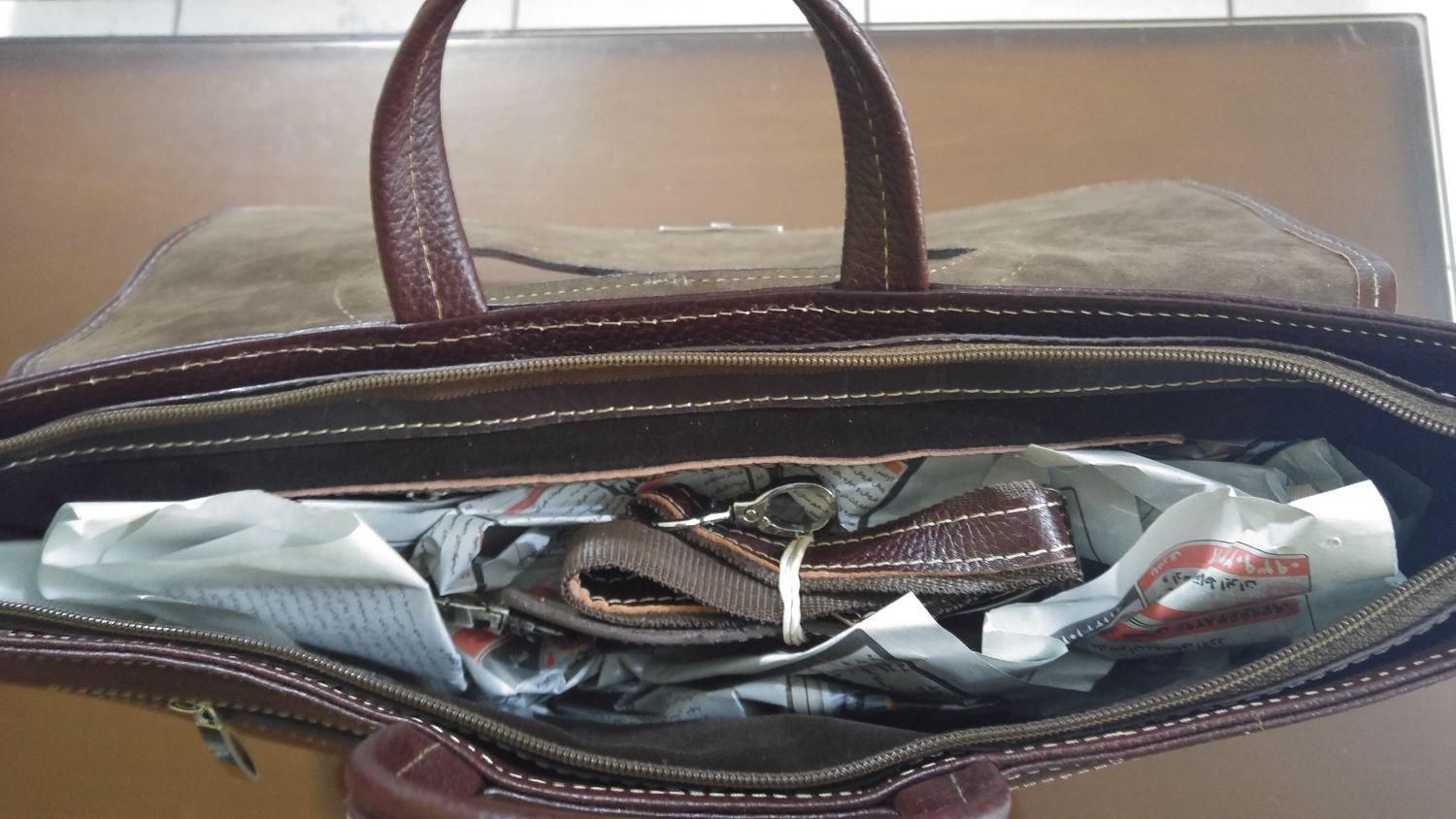 کیف چرم اداری مردانه ۱۰۰٪ چرم گاوی درجه یک|کیف، کفش، کمربند|تهران, بلوار کشاورز|دیوار