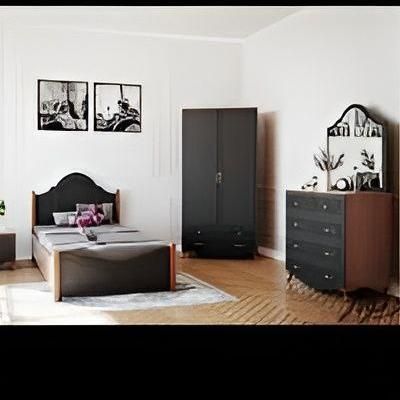 سرویس خواب آلفا نوجوان|تخت و سرویس خواب|قرچک, فردیس|دیوار