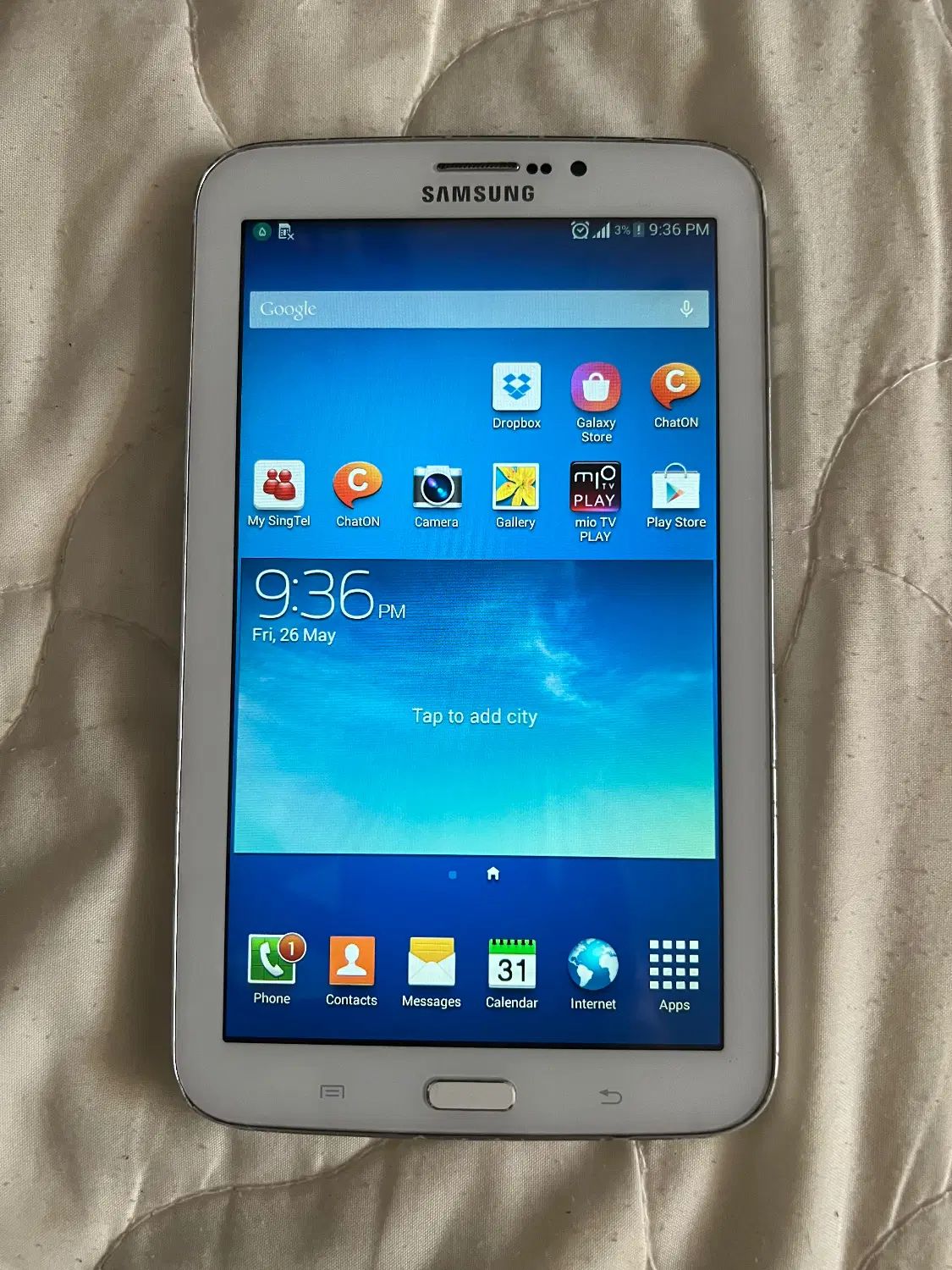 تبلت سامسونگ galaxy tab 3|تبلت|اصفهان, امیرعرب|دیوار